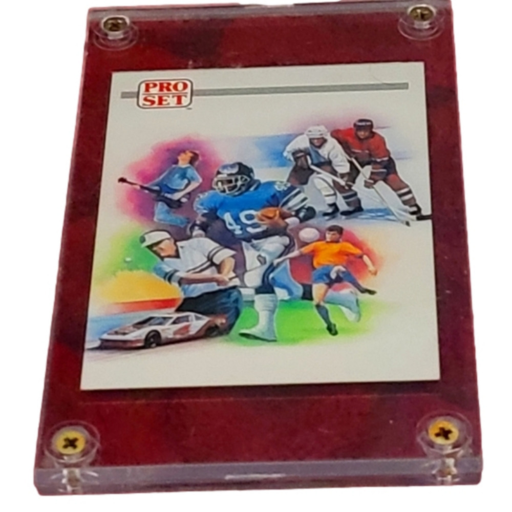 1991 Pro Set Brand Promo - #PRO001 - Historical Notes 🏈🏀🏒🏎️🎸⛳⚽